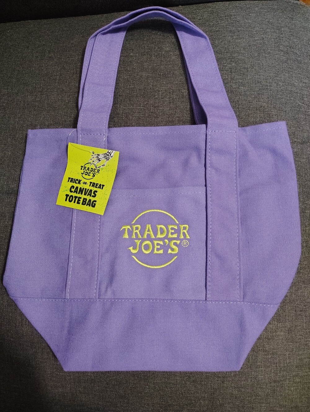 Trader Joe's Trick Or Treat Mini Tote Bag